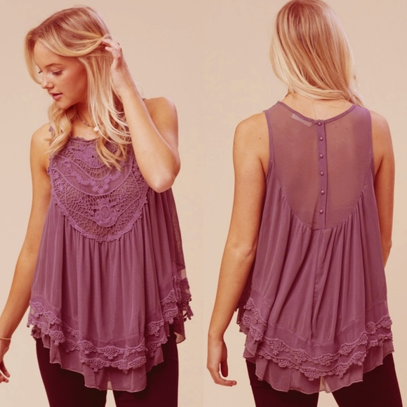 Altar'd State Tops - Altar'd State | Timeless Lace Tank